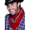 Rød cowboy-bandana