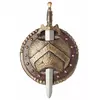 Plastic Spartan Shield and Sword