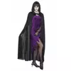 Svart vampyrkappe til voksne Halloween