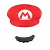 Voksen Mario-caps og bart