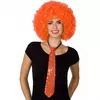 Adult orange sequin tie