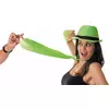 Adult fluorescent green tie