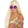 Adult pink hippie glasses