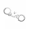 Metal handcuffs with keys
