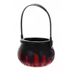 Mini cauldron with flames 13 cm
