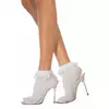 Women's white lace socks