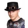 Steampunk-hatt med beskyttelsesbriller for voksne