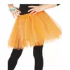 Girls' orange sequin tutu