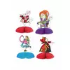 4 mini Alice i Neverland-borddekorasjoner 13 x 9 cm