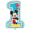 Number 1 aluminum balloon Mickey 48 x 71 cm