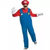 Deluxe Mario-kostyme for voksne, Størrelse: Medium