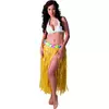 Adult long yellow Hawaiian skirt
