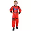 Oransje astronautkostyme til gutter, Størrelse: 4–6 år (110–120 cm)