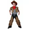 Brown cowboy costume for boys, Size: 4-6 years (110-120 cm)