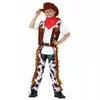 Cowboy-sheriffkostyme til gutter, Størrelse: 4–6 år (110–120 cm)