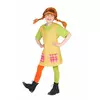 Pippi Langstrømpe-kostyme til jenter, Størrelse: 3–4 år (98–104 cm)