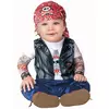 Mini Biker Costume for Baby - Classic, Size: 0-6 months (58-66 cm)