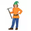Children's mine dwarf costume, Size: 5-6 years