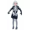 Halloween skeleton costume for girls, Size: 4-6 years (110-120 cm)