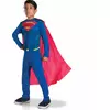 Classic Superman Justice League Boy Costume, Size: 7-8 years(122-128 cm)
