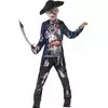 Zombie pirate costume for boys Halloween, Size: 4-6 years (115/128 cm)
