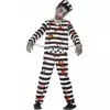 Zombie Prisoner Costume for Boys Halloween, Size: 4-6 years (115/128 cm)