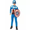 Captain America Classic Set with Boy's Shield, Size: 5-6 years (110 to 116 cm)