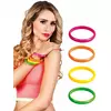 4 multicolored 80s bracelets