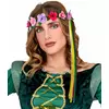 Multicolored flower hair ring for hippie fairy Elf