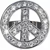 Adult rhinestone hippie ring