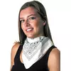 Hvit bandana for voksne
