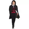 Children's black hooded cape Halloween