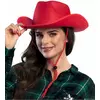 Rød cowboyhatt for voksne