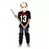 Snikmorderkostyme med hockeymaske til gutter