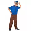 Blue police dog costume for children, Size: 10-12 years (130-140 cm)