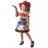 Tegneserie-cowgirl-kostyme til jenter, Størrelse: 10–12 år (130–140 cm)