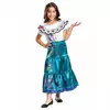 Mirabel Deluxe Encanto barnekostyme, Størrelse: 7–8 år (124–136 cm)