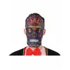 Adult leather and felt effect Day of the Dead mask
