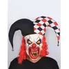 Skremmende Joker-lateksmaske for voksne Halloween