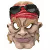 Adult American biker caricature mask