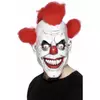 Skremmende Halloween-klovnemaske til voksne