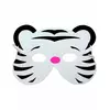 Hvit tigermaske for barn