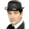 Svart bowlerhatt