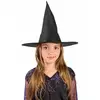 Svart heksehatt til barn på Halloween