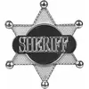 Sølv Sheriffstjerne 7,5 cm