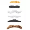 Set of 6 adult adhesive mustaches