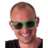 Adult green fluorescent blue glasses