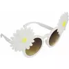 Adult white daisy glasses