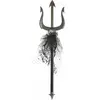 Mini mermaid trident for adults 50 cm