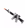45 cm maskinpistol med sikte